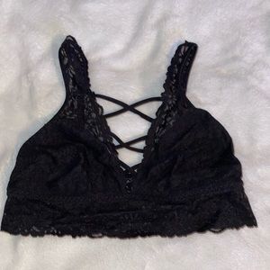 VS PINK lace up bralette